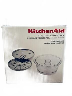NIB KitchenAid Food Processor Accessory Pack GWPFP13 4 Cup Bowl Fry Ice Discs